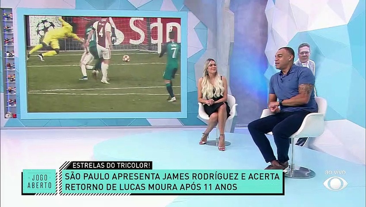 Denilson Show projeta Lucas Moura e James Rodríguez no São Paulo