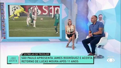 Denilson Show projeta Lucas Moura e James Rodríguez no São Paulo