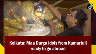 Durga idols from Kolkata's Kumartuli ready to go abroad