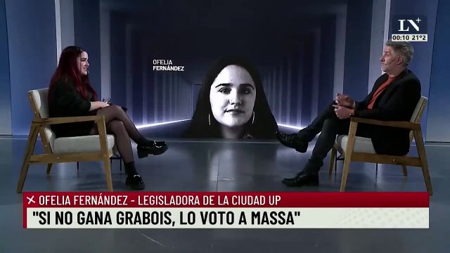 Así reaccionó Ofelia Fernández cuando le preguntaron por Sergio Massa
