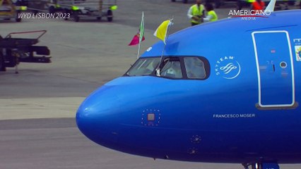 El Papa Francisco llega a Lisboa