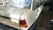 Daewoo Raser Restoration Processes body work and paint job done