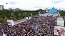 Entre 180 e 310 mil pessoas participaram na missa de abertura da JMJ