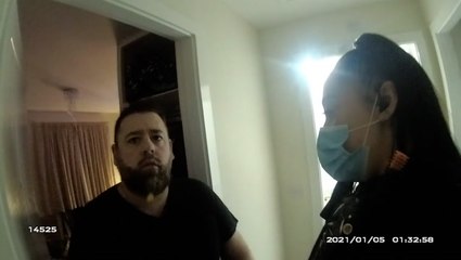 Moment stepfather arrested by police for murder of 10-month-old stepson