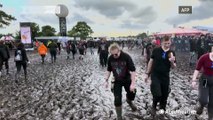 Rain turns German heavy metal festival into muddy mess