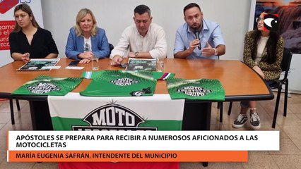 Apóstoles se prepara para recibir a numerosos aficionados a las motocicletas