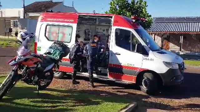 Jovem em trabalho de parto é socorrida pelo Samu no Cascavel Velho
