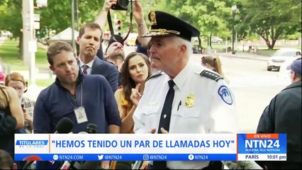 El jefe de la Policía del Capitolio dio una actualización sobre la alerta que recibió por llamada al 911