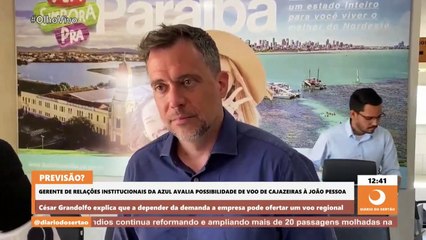 Video herunterladen: Gerente da Azul Linhas Aéreas fala sobre voo de Cajazeiras a João Pessoa e explica que hub é prioridade