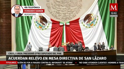 Acuerdan Creel y Mier relevo en Mesa Directiva de San Lázaro; presidirá otro diputado del PAN