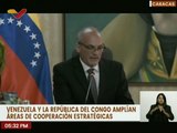 Instalan Primera Comisión Mixta de Alto Nivel Venezuela-Congo para la cooperación estratégica