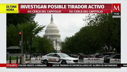 Reportan posible tirador activo en el Capitolio de Estados Unidos
