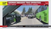 En CdMx, reportan quema de vehículos en Topilejo, despliegan operativo