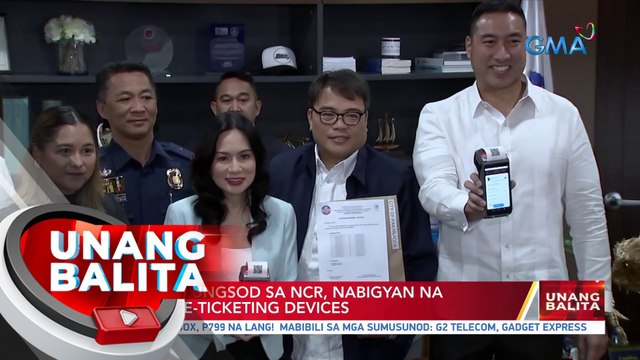 MMDA: 5 lungsod sa NCR, nabigyan na ng single-ticketing devices | UB