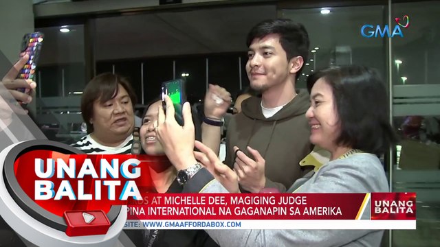 Alden Richards at Michelle Dee, magiging judge sa Miss Filipinas International na gaganapin sa Amerika | UB