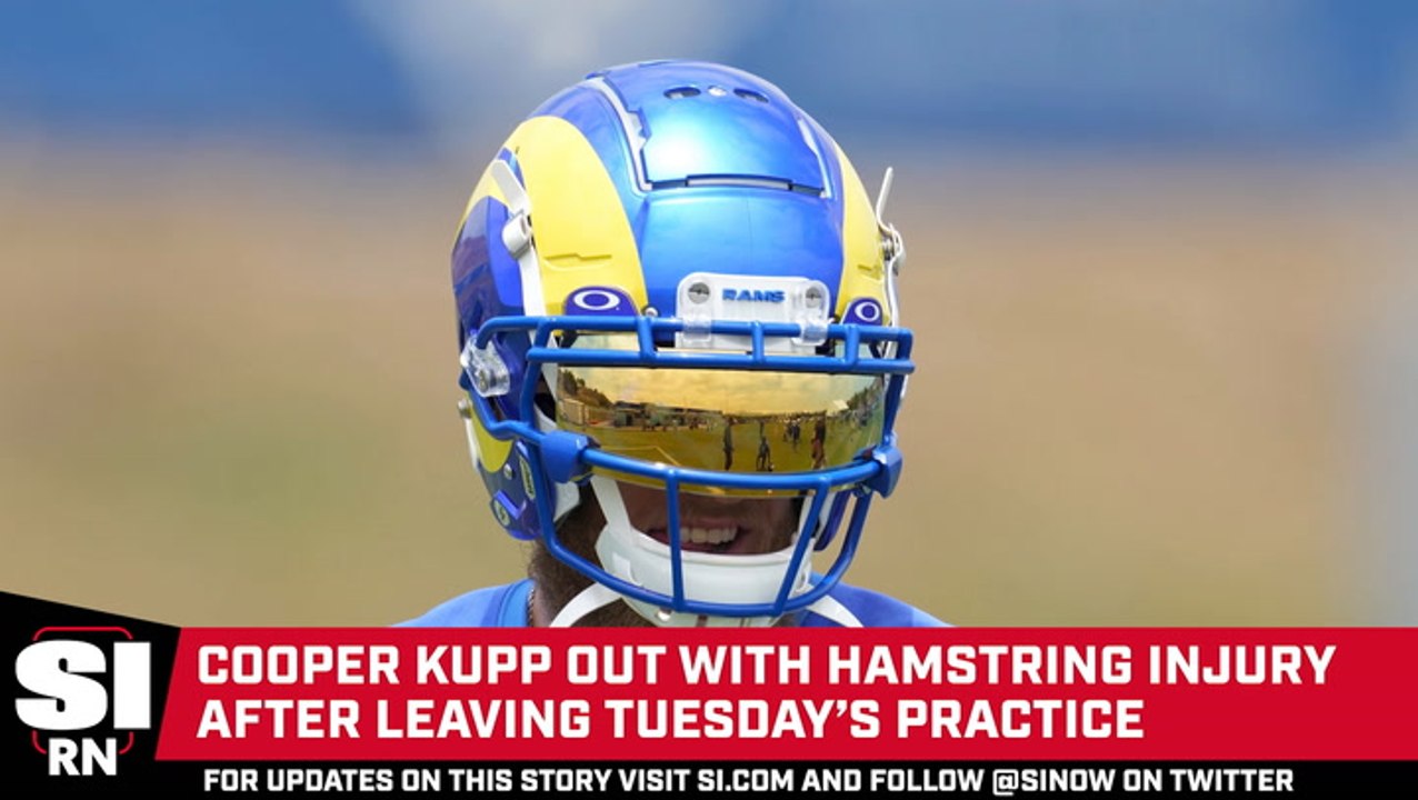 Rams' Cooper Kupp leaves practice early with hamstring injury