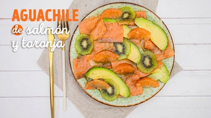 Aguachile de salmón y toronja, receta fácil y deliciosa
