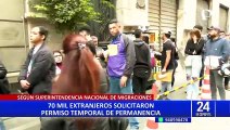 Migraciones: 70 mil extranjeros solicitaron acogerse al Permiso Temporal de Permanencia