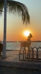 Beachside Jog With Mom