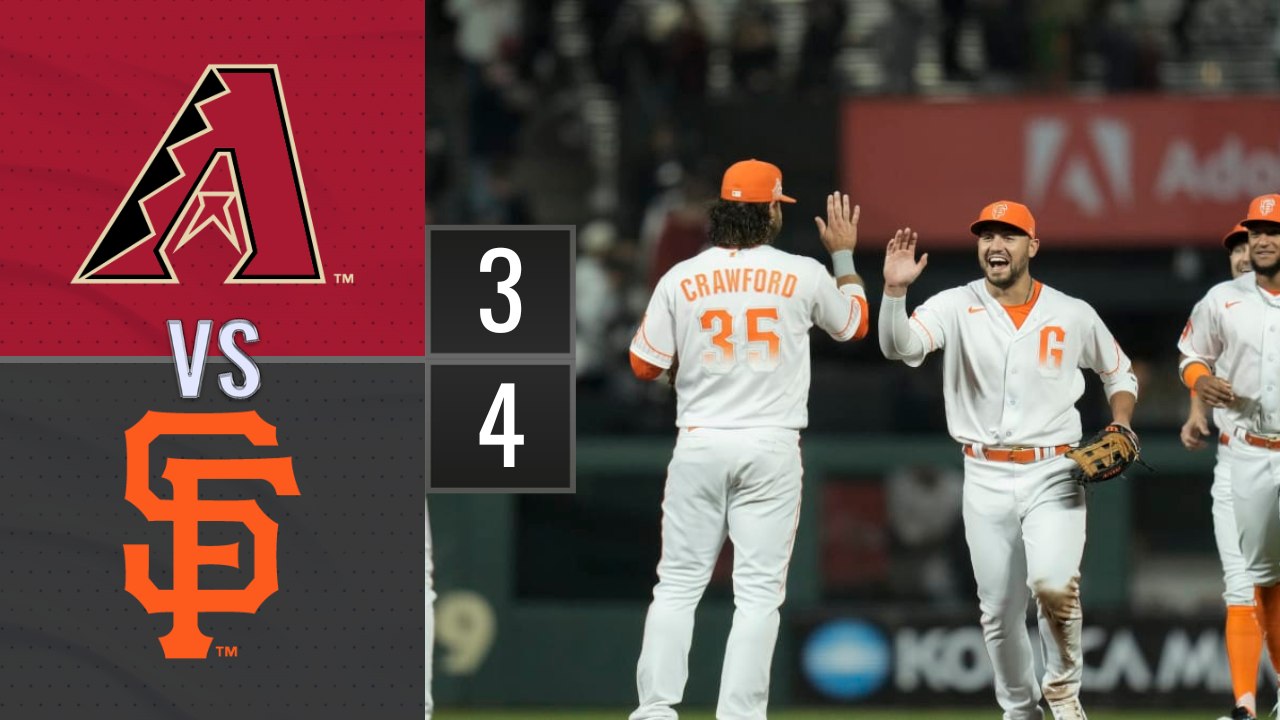 Resumen Cascabeles de Arizona vs Gigantes de San Francisco MLB 01-08-2023