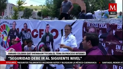 Ebrard le cuestiona a Sheinbaum los resultados de seguridad en CdMx