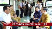 BREAKING NEWS - Presiden Jokowi Jajal LRT Jabodebek, Mulai dari Stasiun Harjamukti