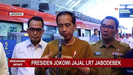 Sebut LRT adalah Proyek Pertama, Presiden Jokowi: Kalau Ada Kurang-Kurang Harap Maklum