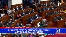 Congresistas que renunciaron a Perú Libre denuncian que Junta de Portavoces no reconoce a su nueva bancada