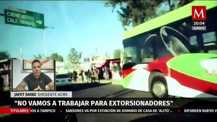 Más de 400 empresas transportistas son las que han sufrido extorsiones: Jafet Sainz