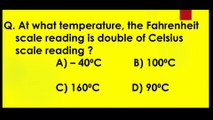 At what temperature the Fahrenheit scale reading is double of celsius scale