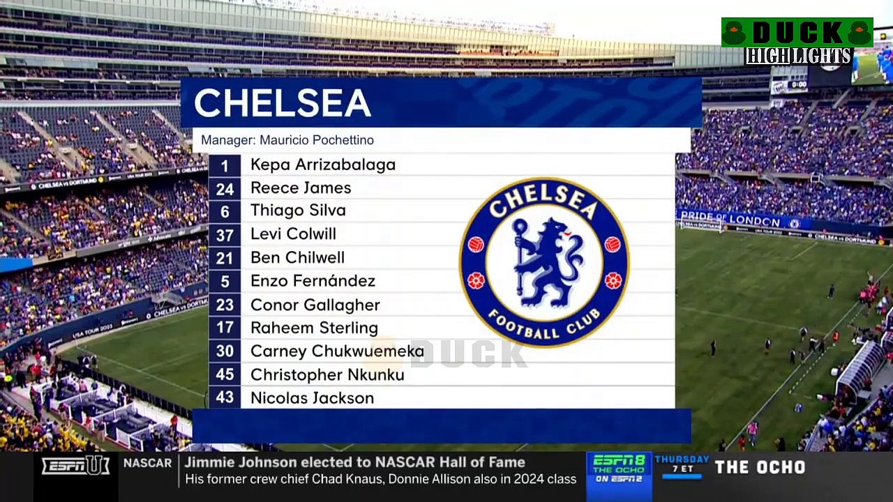 Chelsea vs Dortmund 1-1 Highlights & All Goals  Club Friendly 2023