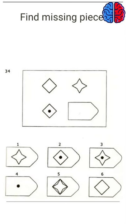 Find Missing Piece_ #iq #puzzle #IQ test #quiz