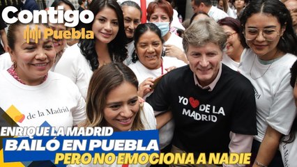 Enrique de la Madrid baila en #Puebla ¡pero no prende!