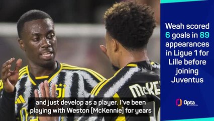 Weah feeling 'dope' to score in 'home' friendly v Real Madrid