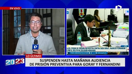 Télécharger la video: PJ define mañana jueves pedido de prisión preventiva contra Sada Goray y Mauricio Fernandini