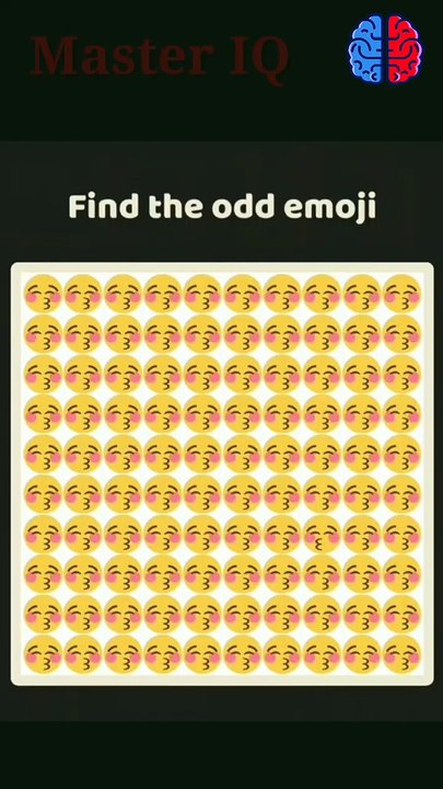 Find Odd Emoji #IQ #riddles #puzzle #quiz #question