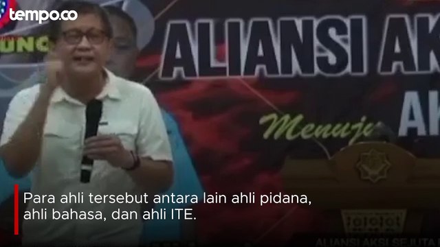 Polda Metro Jaya Gandeng Ahli Bahasa di Kasus Rocky Gerung