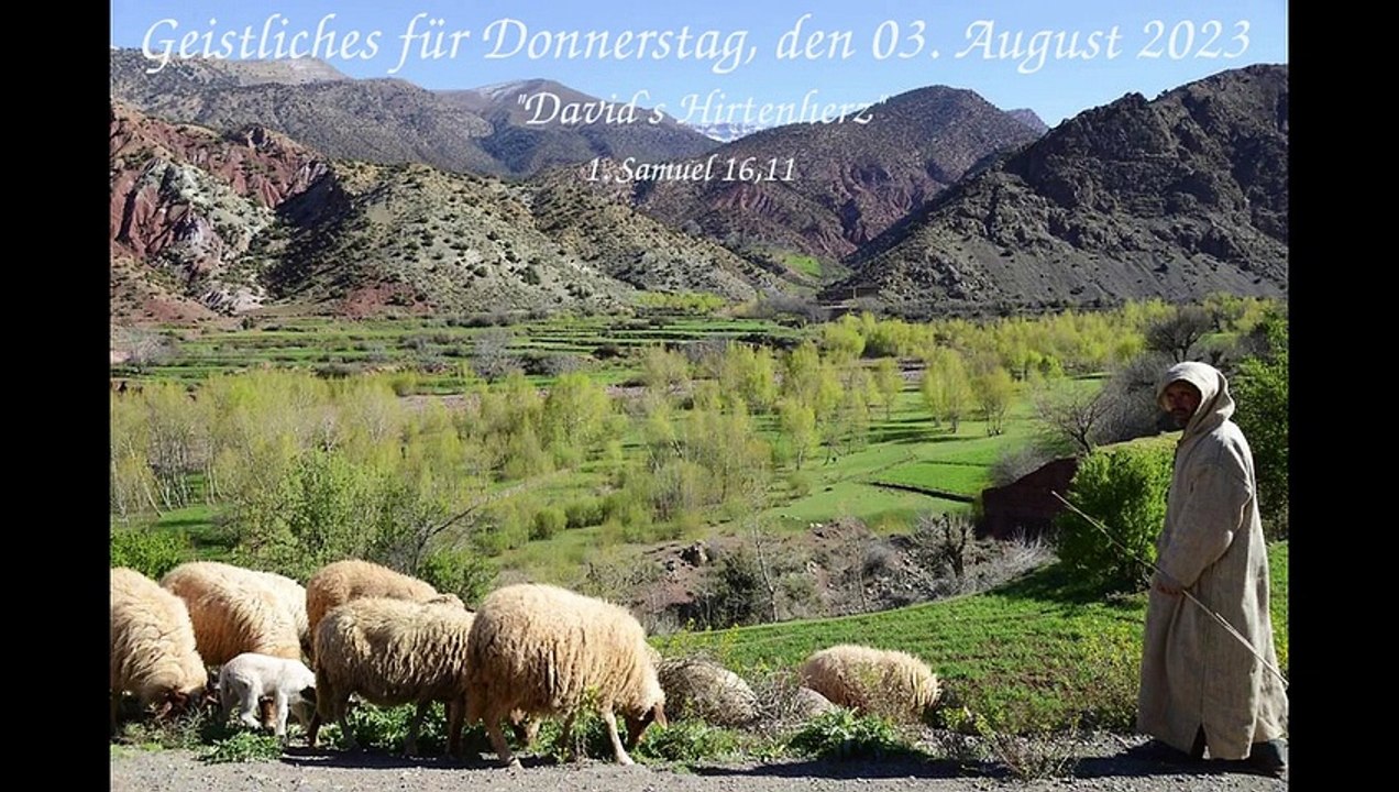 Geistliches für Donnerstag, den 03. August 2023