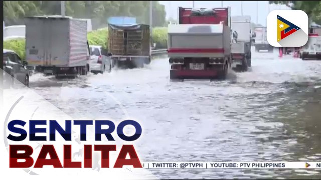Matinding trapik, nararanasan pa rin sa ilang bahagi ng NLEX dahil sa baha