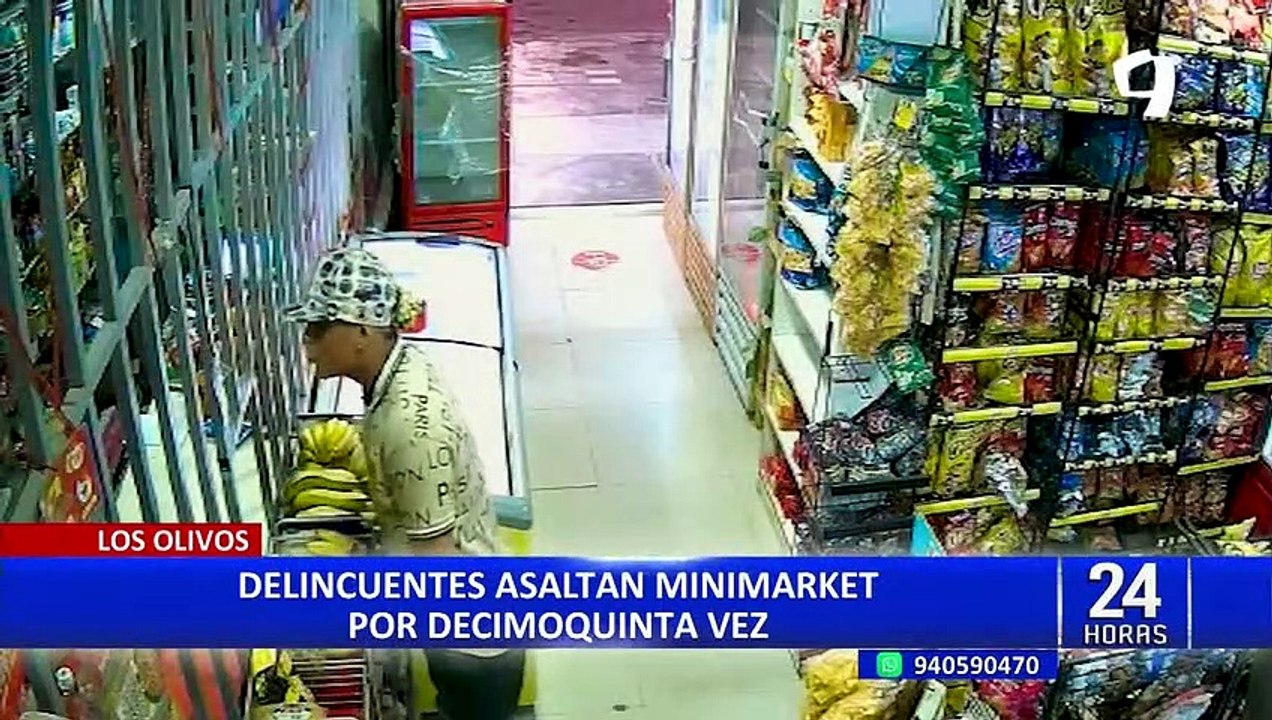 ¡Ya son 15 veces! Asaltan minimarket ubicado a tres cuadras de comisaría en Los Olivos