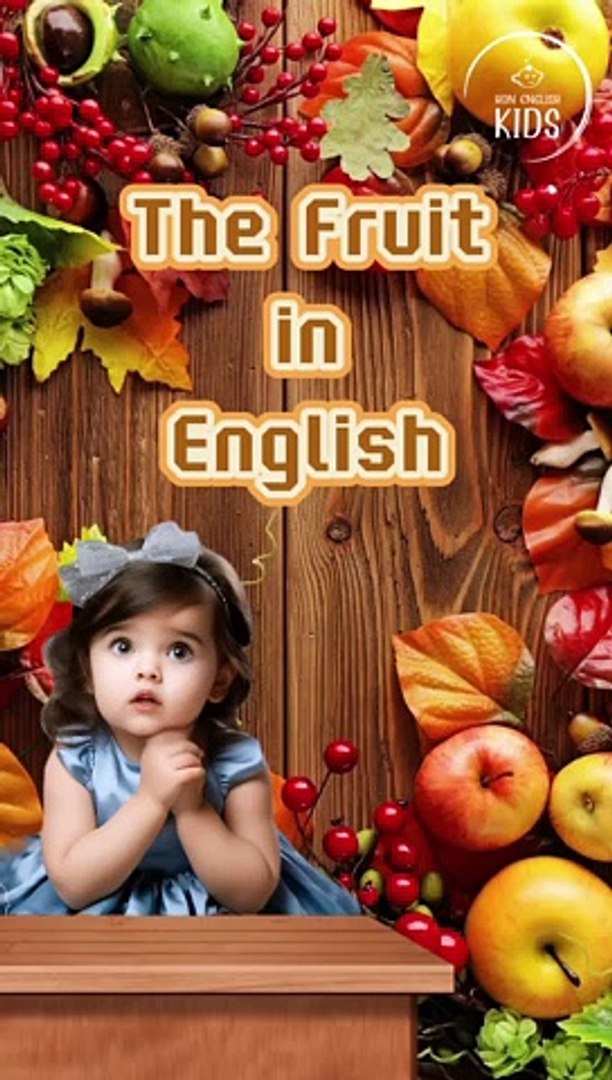 ⁣English Vocabulary: Fruit