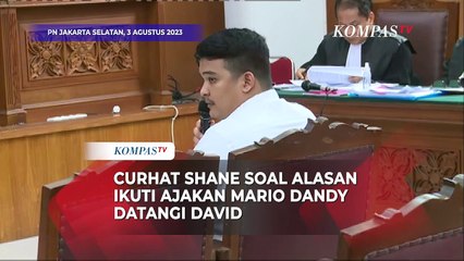 Curhat Shane Lukas Alasan Ikuti Ajakan Mario Dandy Datangi David