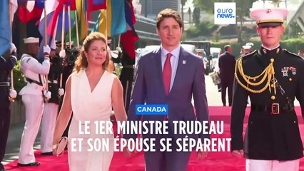 Le Premier ministre canadien Justin Trudeau et son épouse annoncent leur séparation
