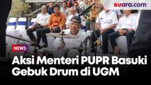 Aksi Menteri PUPR Basuki Gebuk Drum di UGM, Mahasiswa Auto Joget