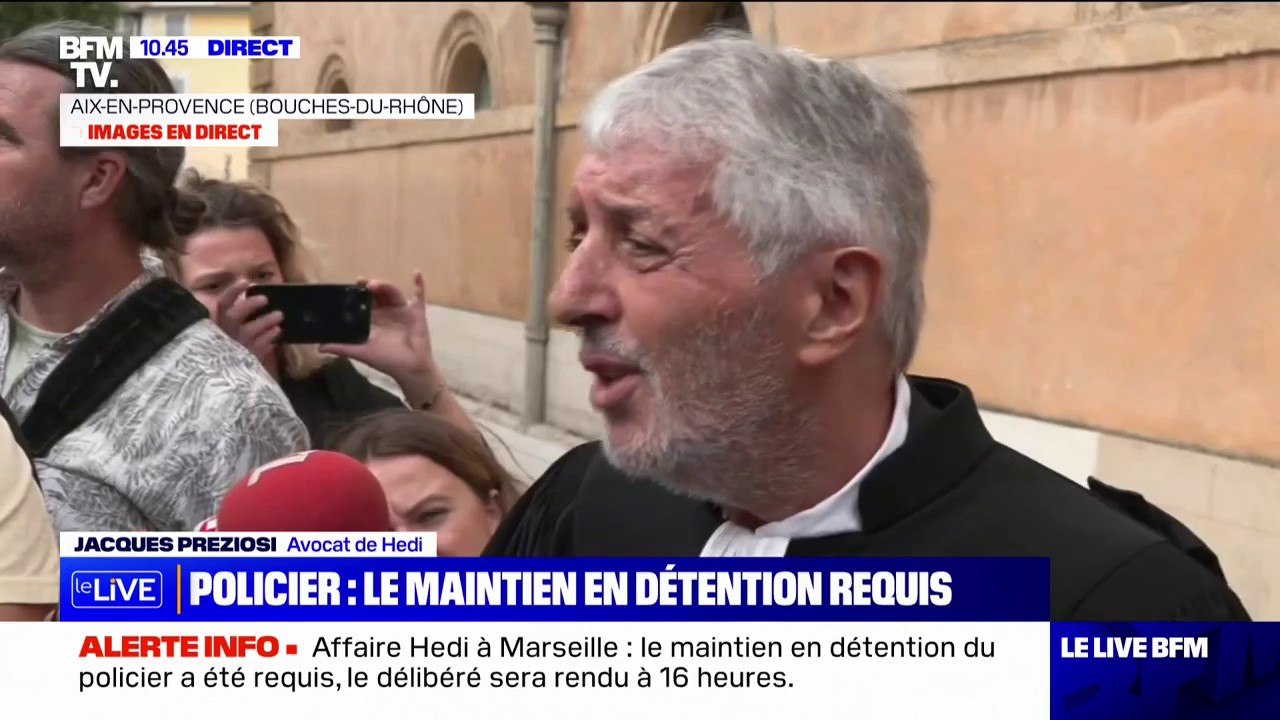 Pour l'avocat d'Hedi, le policier auteur du tir de LBD a fait un "aveu coupable"