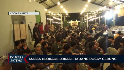 Massa Blokade Lokasi, Rocky Gerung Batal Jadi Pembicara Dialog Kebangsaan di Sleman