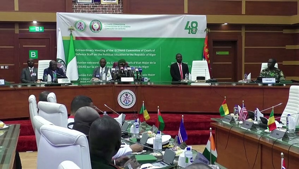 A 'peaceful resolution to the constitutional order' is preferred option says ECOWAS chairman