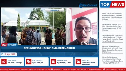 Isak Tangis Warnai Klarifikasi Guru SMA di Bengkulu yang Diduga Bully Siswa, Ngaku Tak Ada Niat