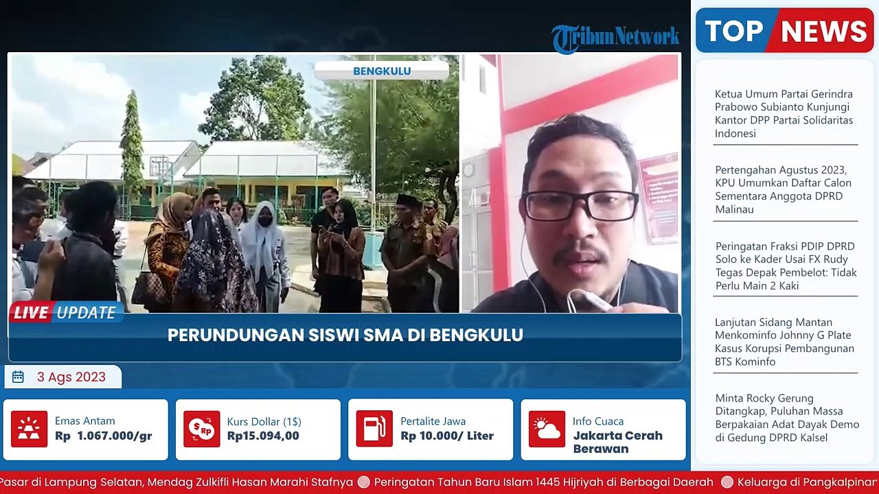 Isak Tangis Warnai Klarifikasi Guru SMA di Bengkulu yang Diduga Bully Siswa, Ngaku Tak Ada Niat