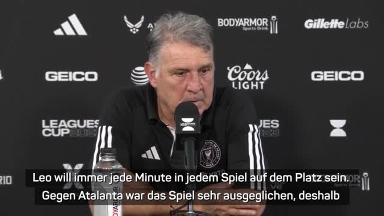 Martino zu doppel-messi: "will jede minute spielen"